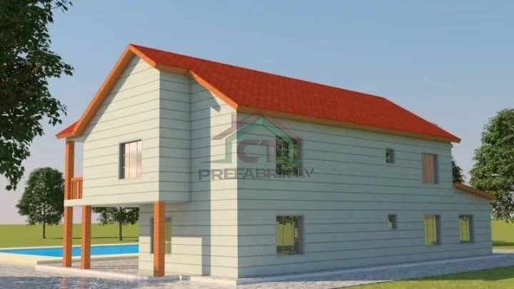 Çelik Ev 139m2 büyük ev 2