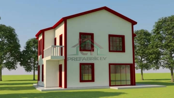 Çelik Ev 143m2 villa 2